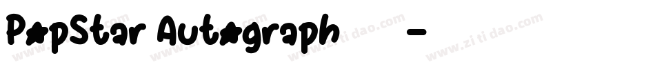PopStar Autograph手机版字体转换